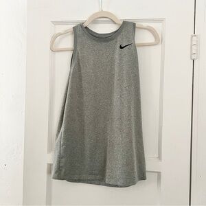Nike Women's Dri-fit Training Tank Top green small workout running cross fit